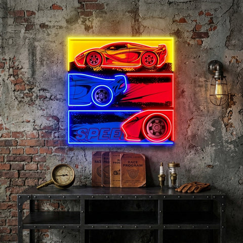 Born To Race LED Neon Sign Light Pop Art