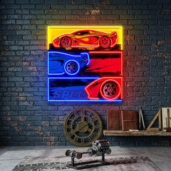 Born To Race LED Neon Sign Light Pop Art