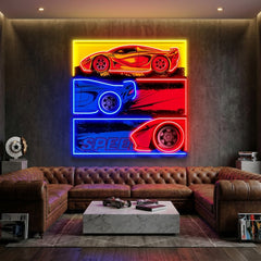 Born To Race LED Neon Sign Light Pop Art