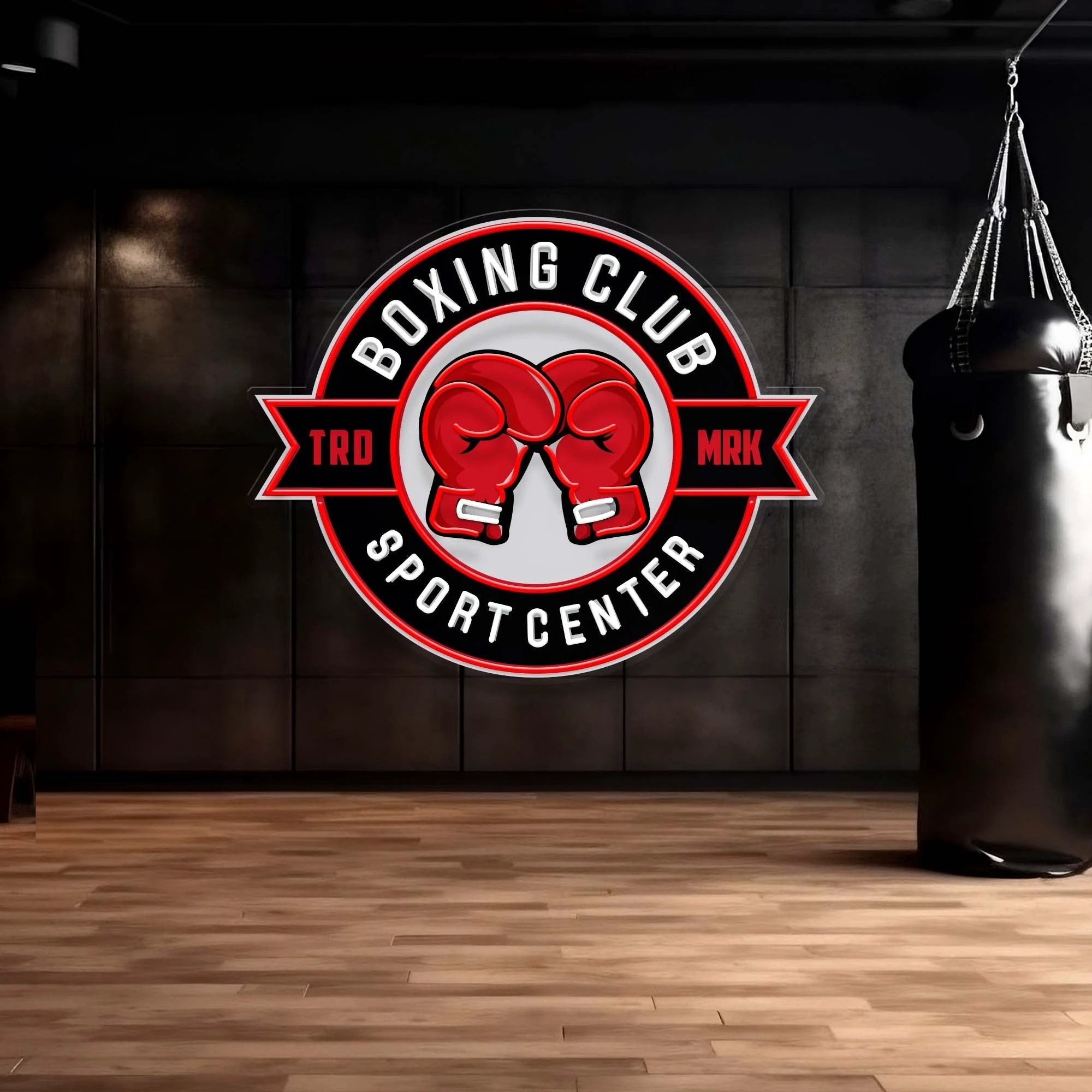 Boxing Club Signage Artwork Led Neon Sign Light