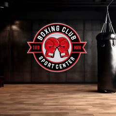 Boxing Club Signage Artwork Led Neon Sign Light