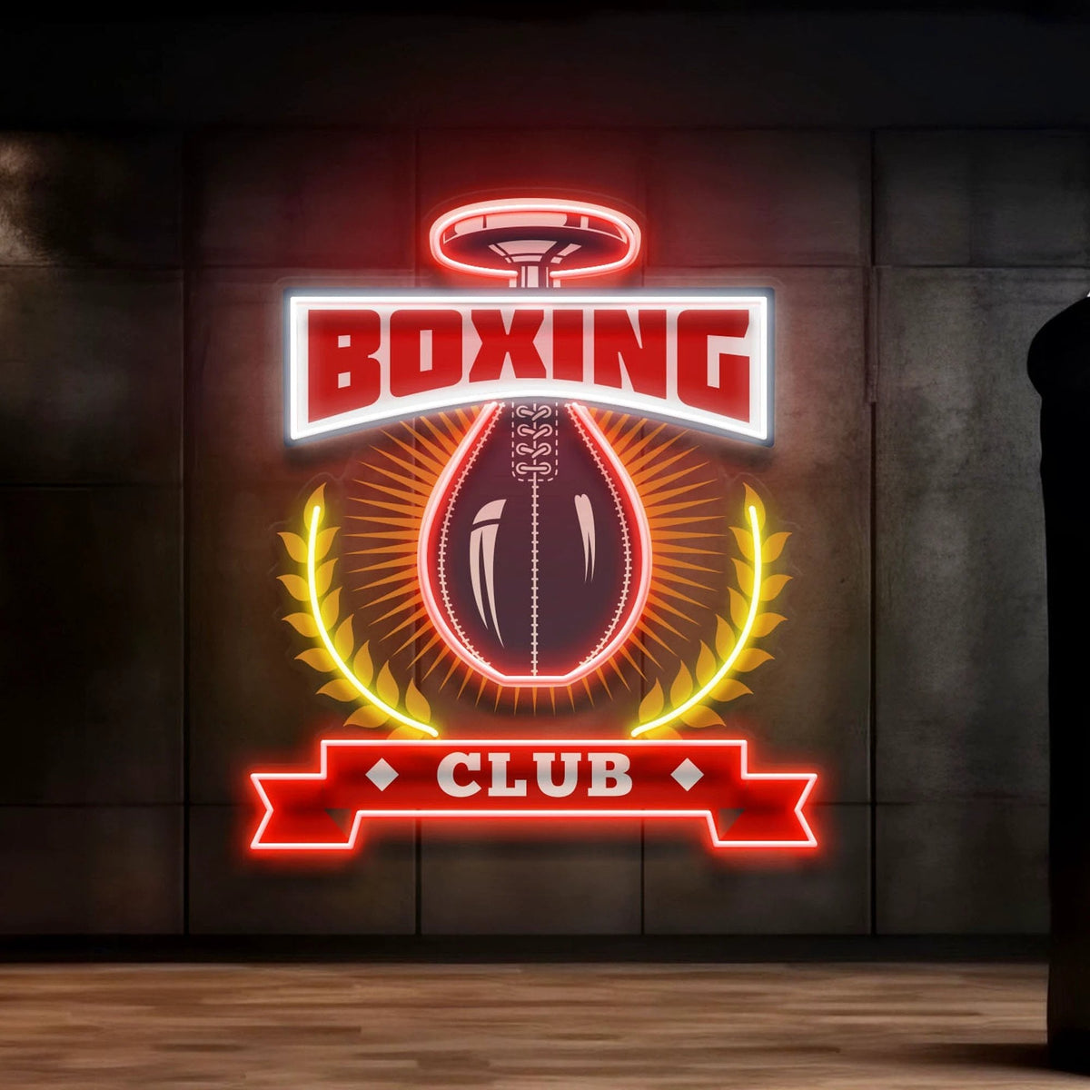 Boxing Clubs Artwork Led Neon Sign Light