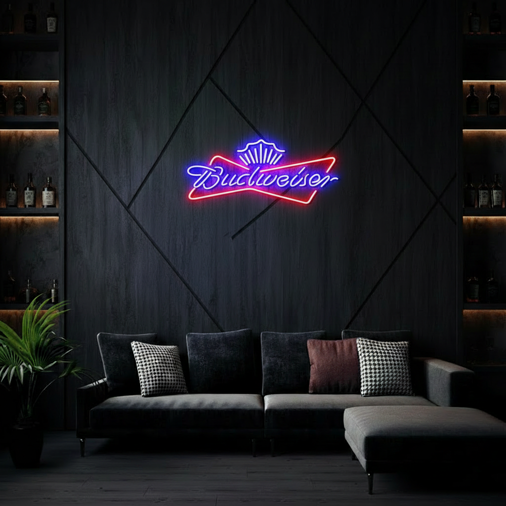 Budweiser Bar Neon LED Sign Bar Wall Decor Art