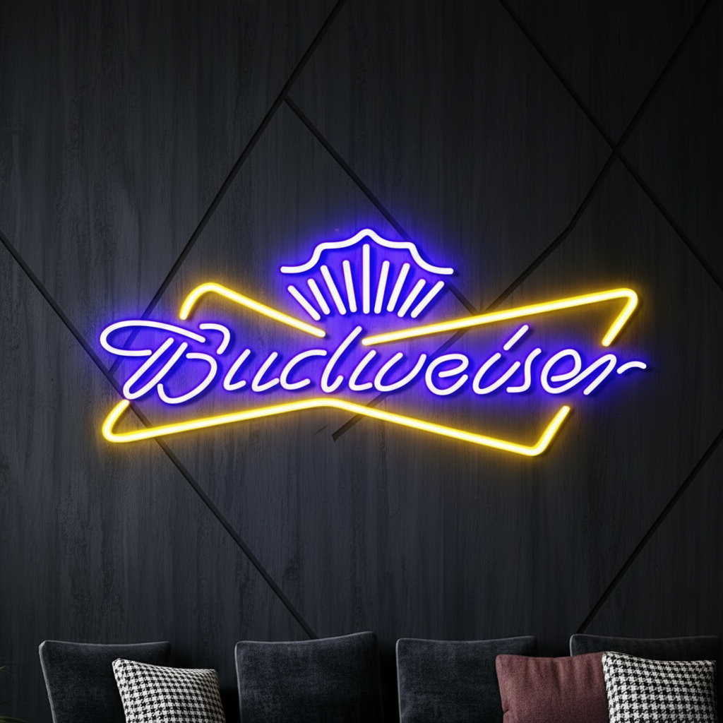 Budweiser Bar Neon LED Sign Bar Wall Decor Art