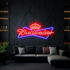 Budweiser Bar Neon LED Sign Bar Wall Decor Art