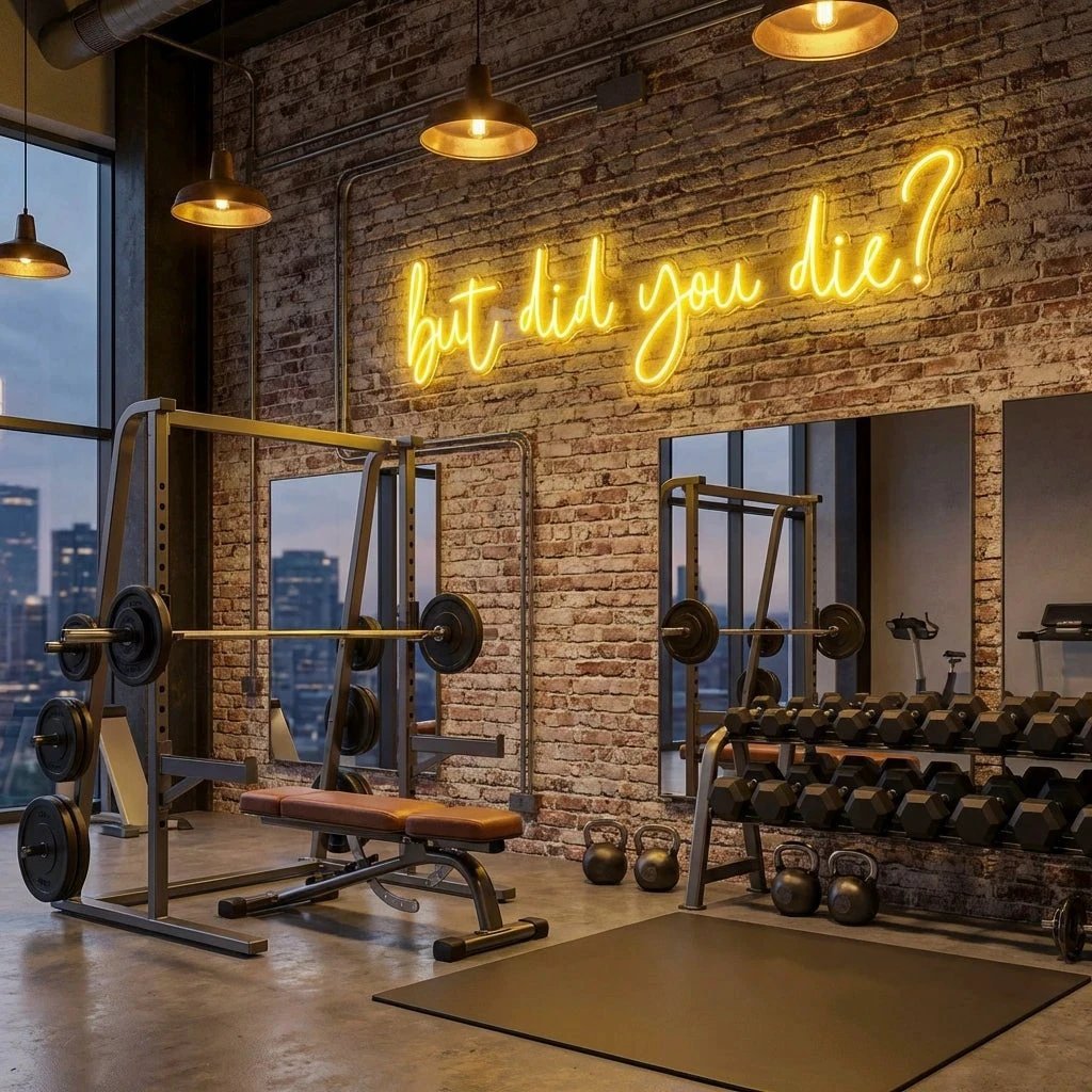 But Did You Die Led Neon Sign Light