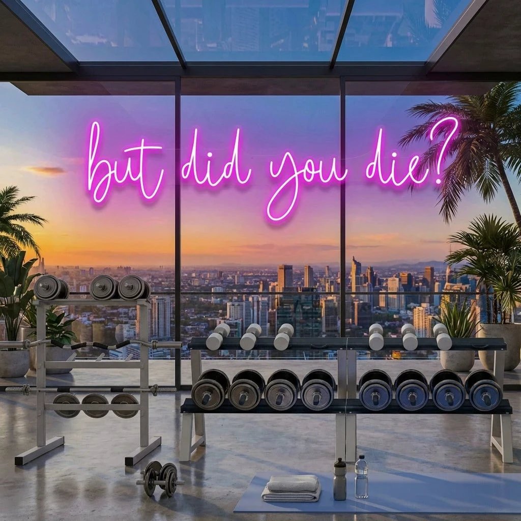 But Did You Die Led Neon Sign Light