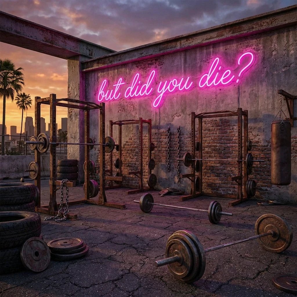 But Did You Die Led Neon Sign Light