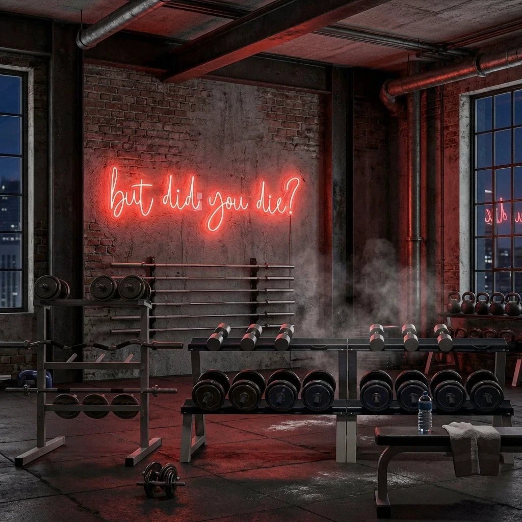 But Did You Die Led Neon Sign Light