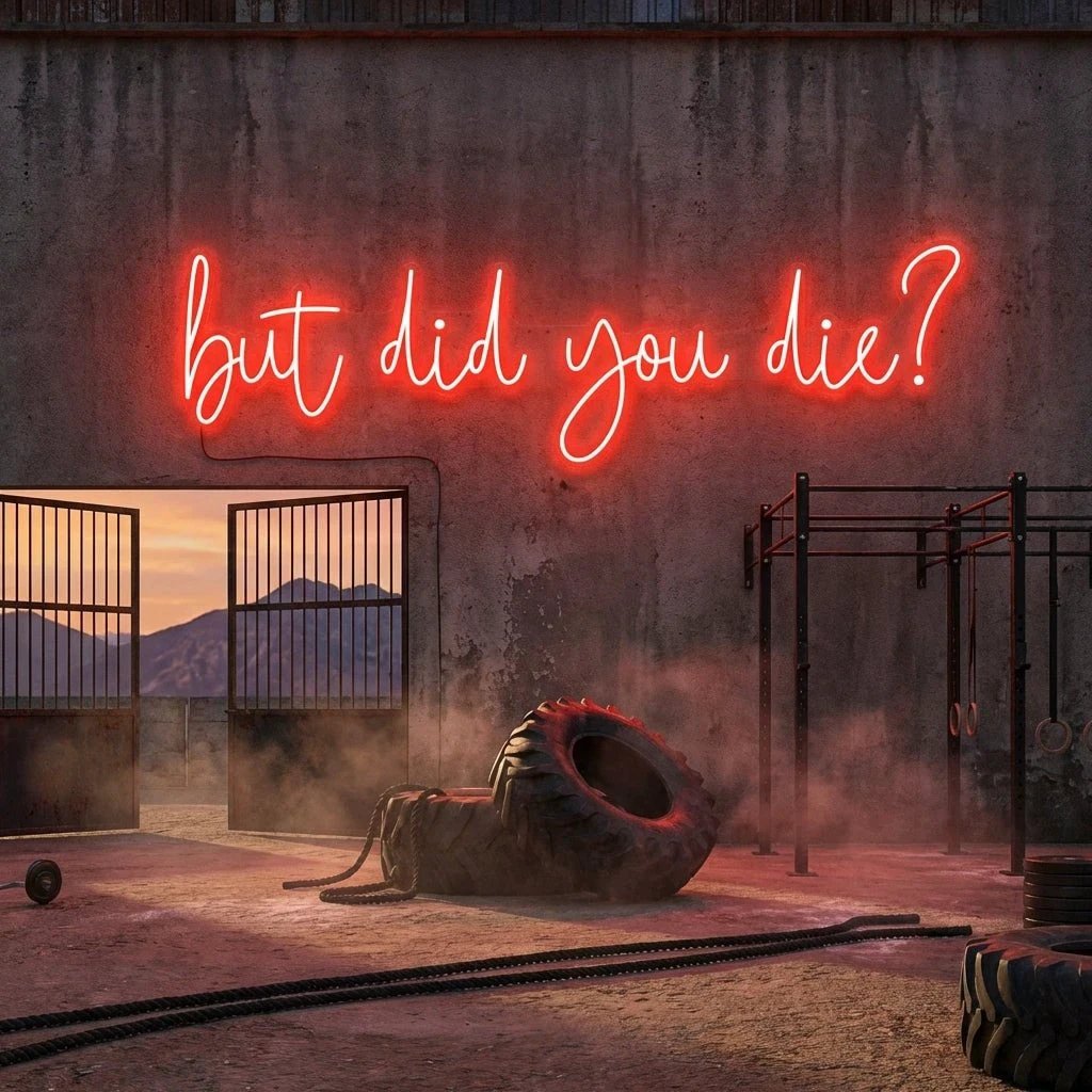 But Did You Die Led Neon Sign Light