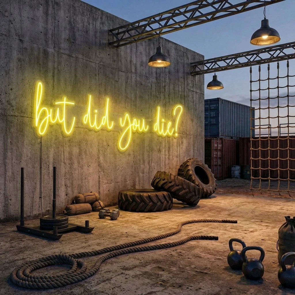 But Did You Die Led Neon Sign Light