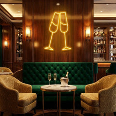 Champagne Led Neon Sign Light