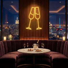 Champagne Led Neon Sign Light