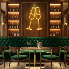Champagne Led Neon Sign Light