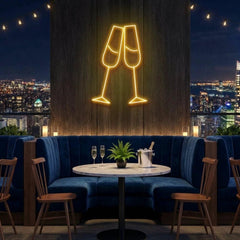 Champagne Led Neon Sign Light