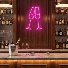 Champagne Led Neon Sign Light