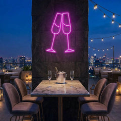 Champagne Led Neon Sign Light