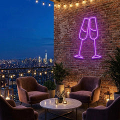 Champagne Led Neon Sign Light