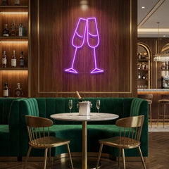 Champagne Led Neon Sign Light