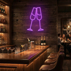 Champagne Led Neon Sign Light