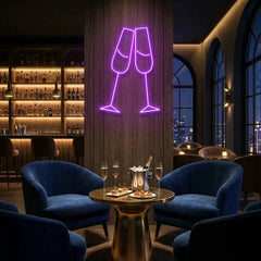 Champagne Led Neon Sign Light