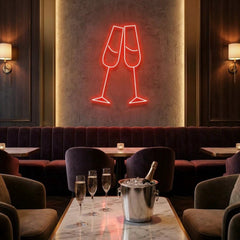 Champagne Led Neon Sign Light