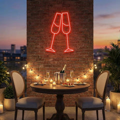 Champagne Led Neon Sign Light