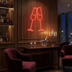 Champagne Led Neon Sign Light