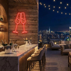 Champagne Led Neon Sign Light