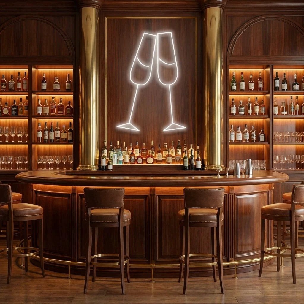 Champagne Led Neon Sign Light