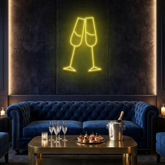 Champagne Led Neon Sign Light