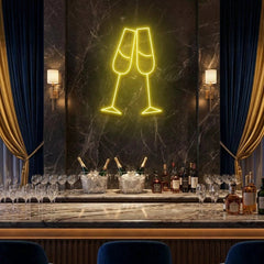 Champagne Led Neon Sign Light