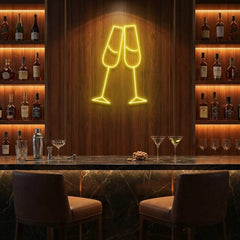 Champagne Led Neon Sign Light