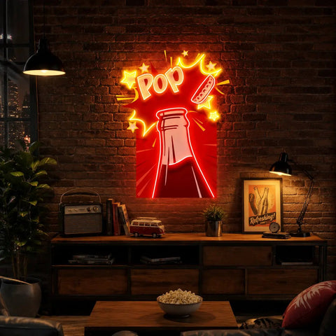 Cola Led Neon Acrylic Artwork