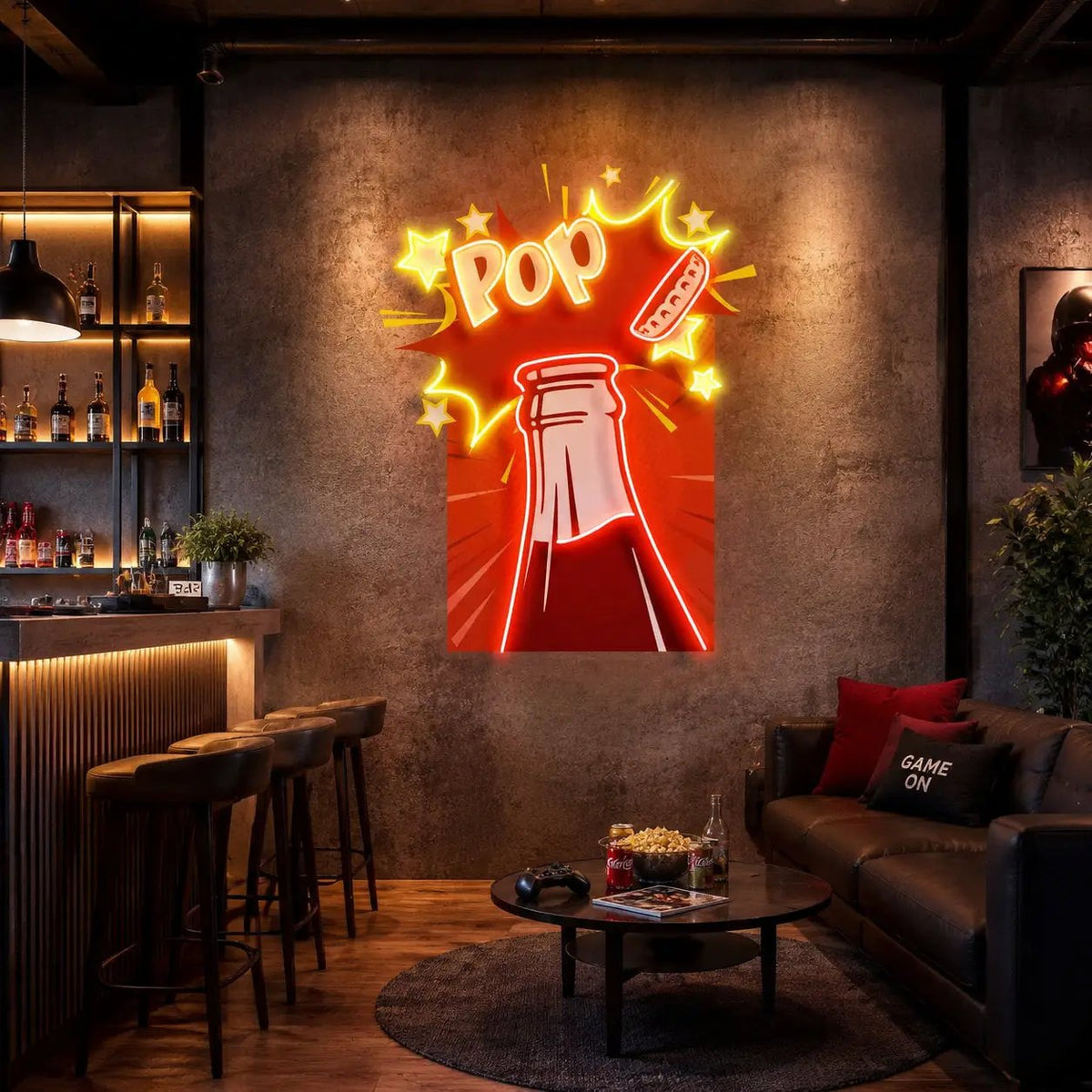 Cola Led Neon Acrylic Artwork