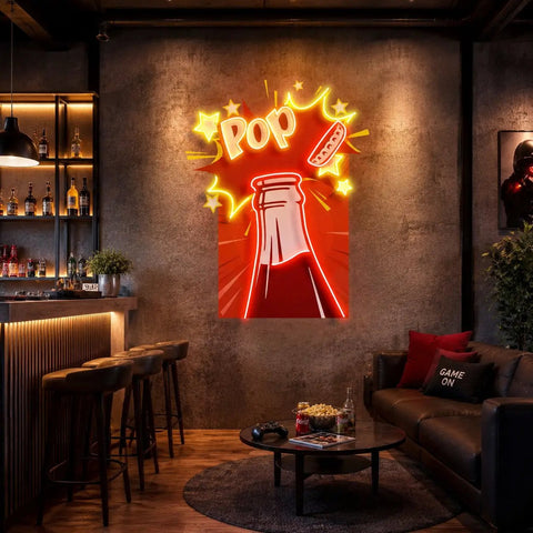 Cola Led Neon Acrylic Artwork