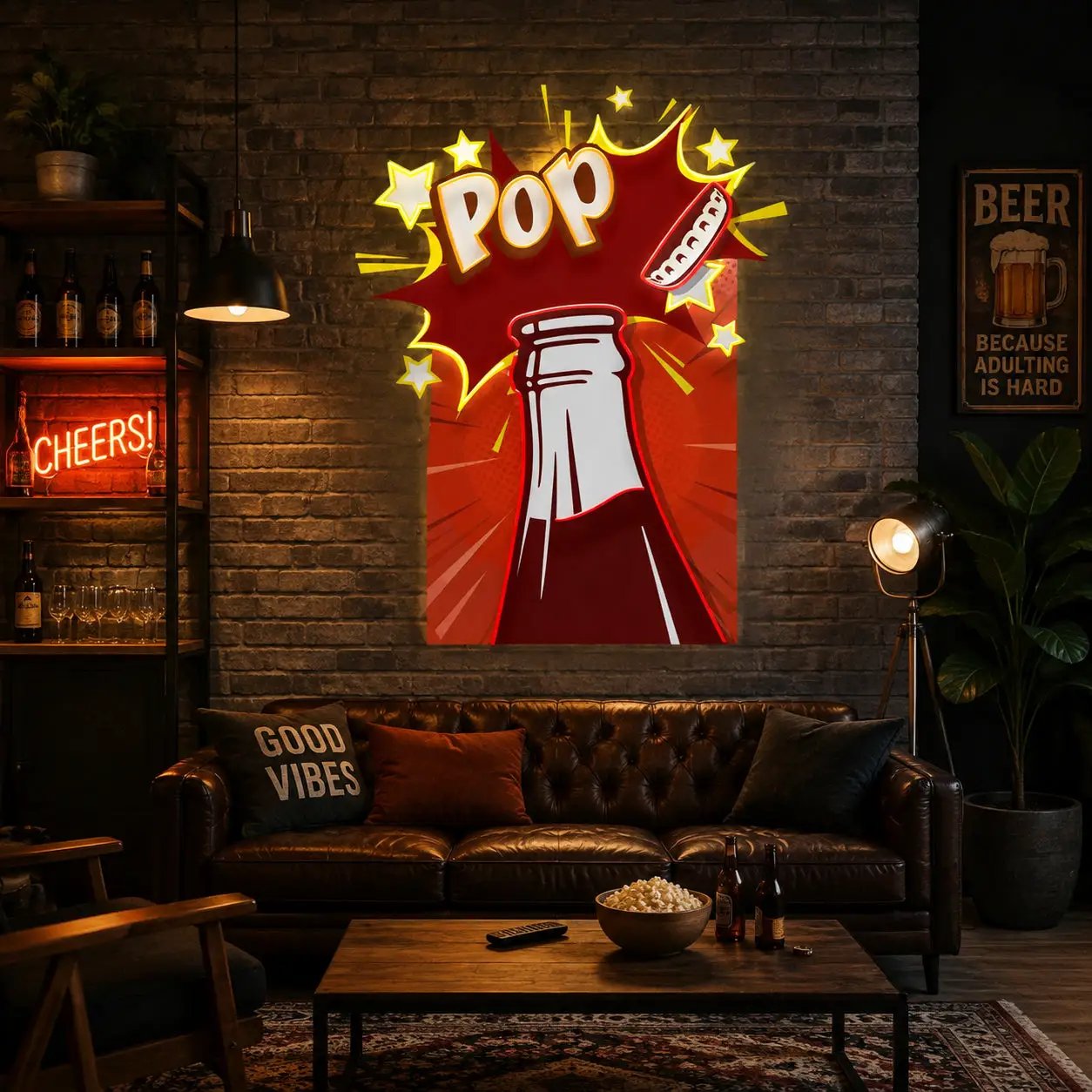 Cola Led Neon Acrylic Artwork