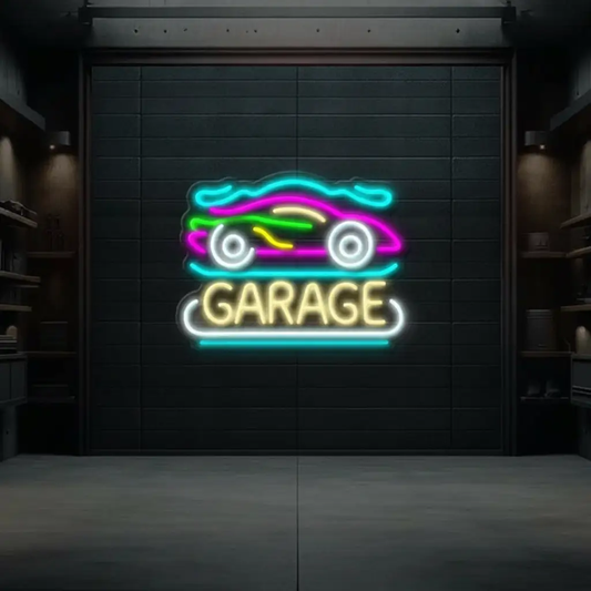 Car Garage Led Neon Sign Man Cave Decor Neon Sign Man Gift