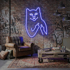 Cat Birdie Led Neon Sign Light