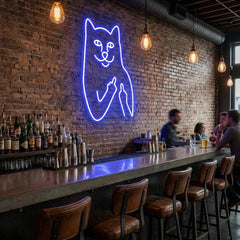 Cat Birdie Led Neon Sign Light