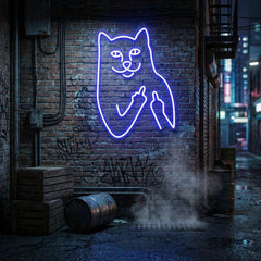 Cat Birdie Led Neon Sign Light