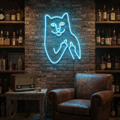 Cat Birdie Led Neon Sign Light