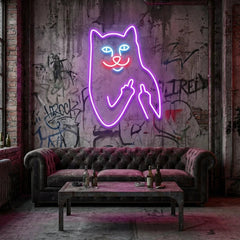 Cat Birdie Led Neon Sign Light