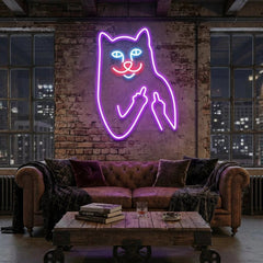 Cat Birdie Led Neon Sign Light