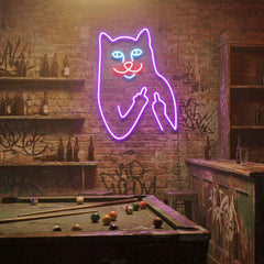 Cat Birdie Led Neon Sign Light