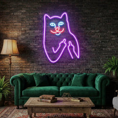 Cat Birdie Led Neon Sign Light
