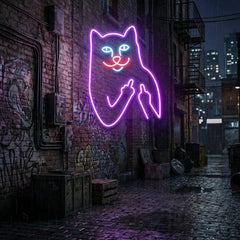 Cat Birdie Led Neon Sign Light