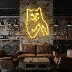 Cat Birdie Led Neon Sign Light