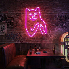 Cat Birdie Led Neon Sign Light