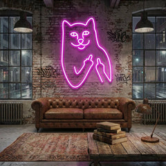 Cat Birdie Led Neon Sign Light